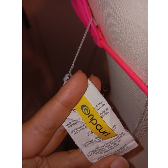 RIP CURL Gypsy Queen Tri Bikini Top Hot Coral - Size M - Picture 6 of 6